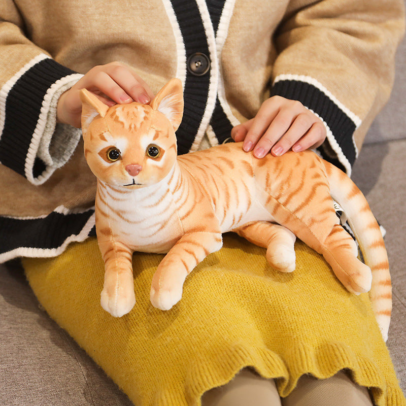 lifelike stuffed animal cats