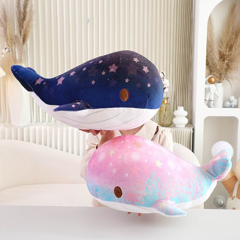 Marbles The Rainbow Whale Plushie