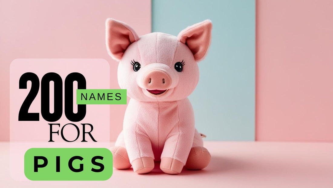 200+ Names for Your Stuffed Animal Pig Plush