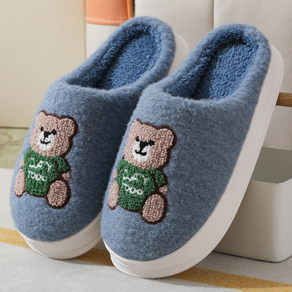 Shop Cute Teddy bear Slippers | Warm Indoor Slippers - Shoes Goodlifebean Plushies | Stuffed Animals