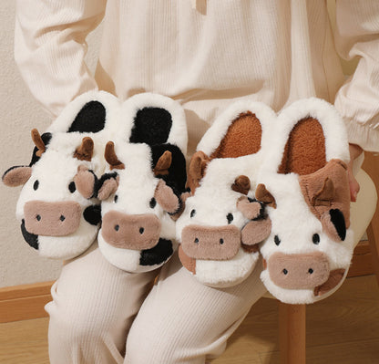 Fluffy Cow Slippers | Cloudy Slippers