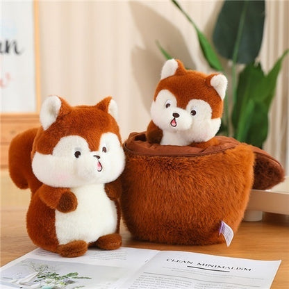 Nutkin: Surprise Inside Squirrel/Nutty Plushie