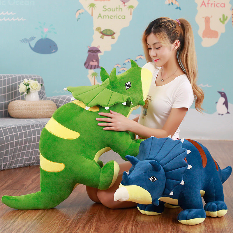 Giant Tricia the Triceratops Dinosaur Plush Toy Dino Plush Goodlifebean