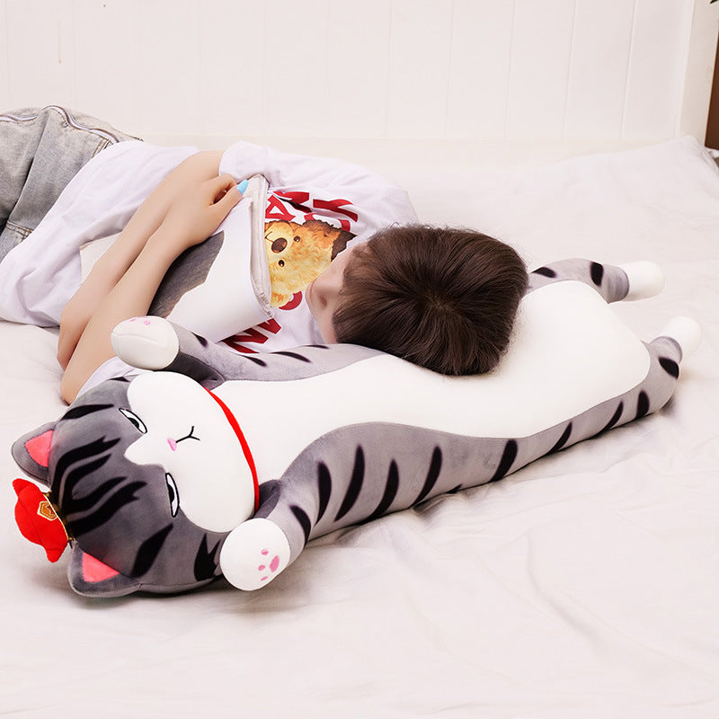 Shop Giant Long Cat Pillow Plush - Goodlifebean Black Friday Sale | Plushies | Giant Teddy Bear