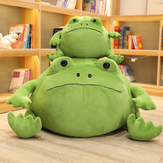 Gigi: Giant Chubby Frog Plushie | Weighted Stuffed Animal Frog