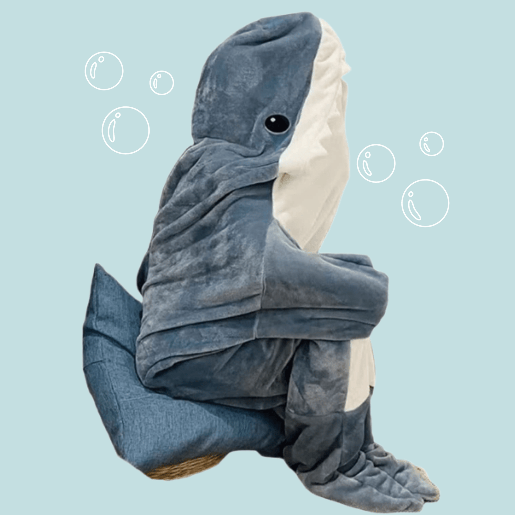 CozySharkie™: Ultimate Shark Blanket Hoodie For Adults – Goodlifebean