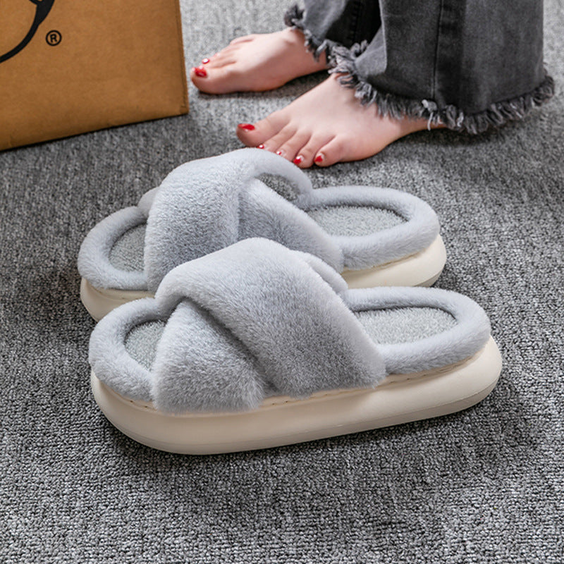 CozyTwist Criss Cross Cloud Slippers Comfy Cloud Slippers