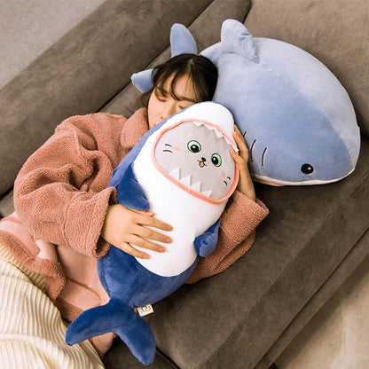 Shop Kawaii Cat Shark Plush - Goodlifebean Black Friday Sale | Plushies | Giant Teddy Bear