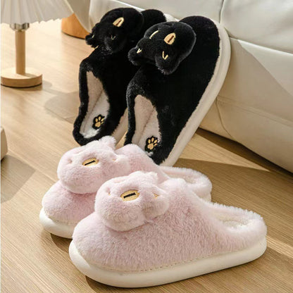 Shop Kawaii Fluffy Cat Plush Slippers - Goodlifebean Black Friday Sale | Plushies | Giant Teddy Bear