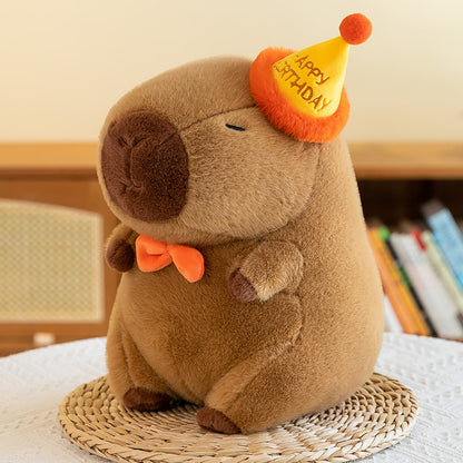 Cappy: Happy Birthday Capybara Plushie