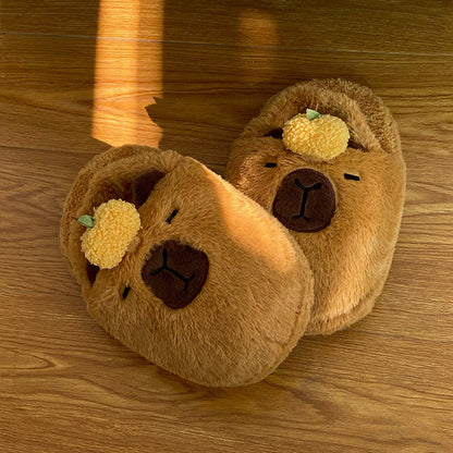 Shop CloudyCapy: Cloudy Capybara Plush Slippers - Goodlifebean Black Friday Sale | Plushies | Giant Teddy Bear