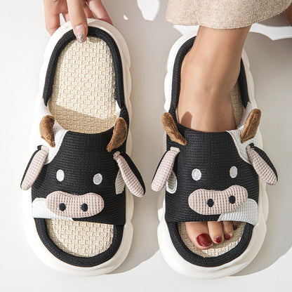 Cowzy Kawaii Slippers | Cute Cow Slippers