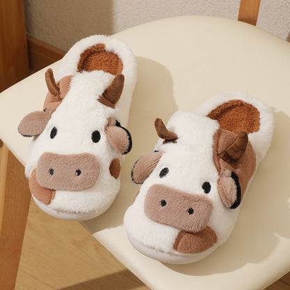 Fluffy Cow Slippers | Cloudy Slippers