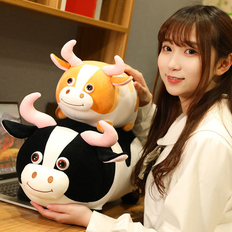 Buttercup: Chonky Kawaii Cow Plushie | Stuffed Animal Cow