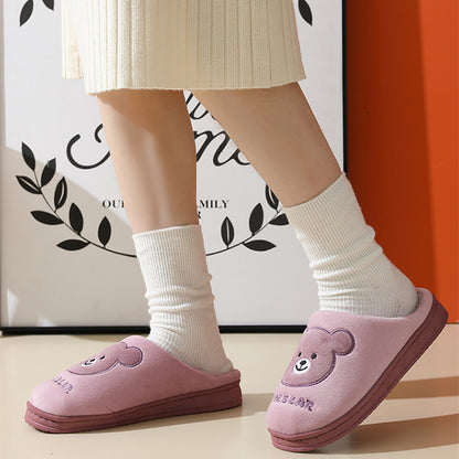 SnugglePaws: Kawaii Teddy Bear Slippers