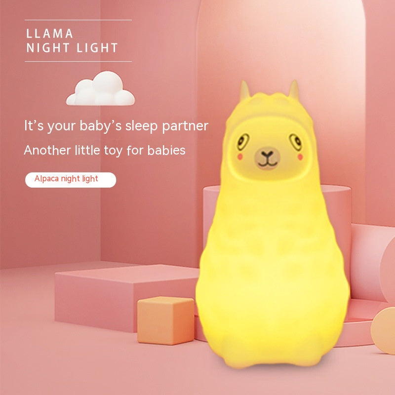 Shop Kawaii Alpaca Night Light - night light Goodlifebean Plushies | Stuffed Animals
