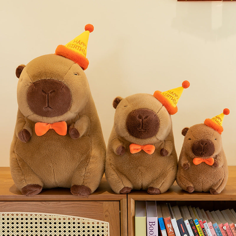 Cappy: Happy Birthday Capybara Plushie