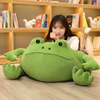 Giant Chubby Frog Plushie | Stuffed Animal Frog