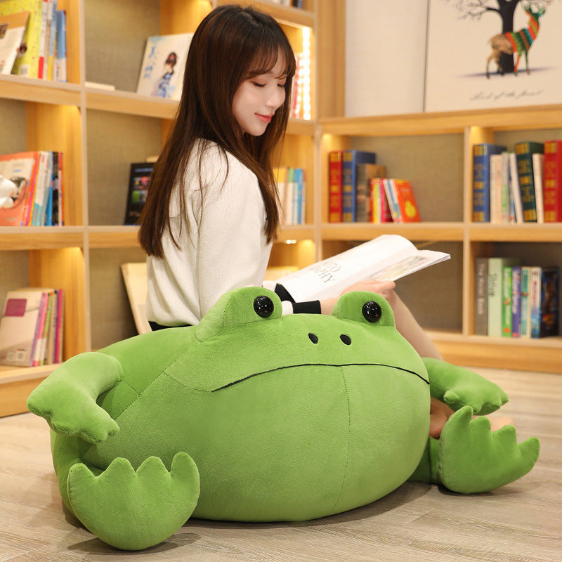 Giant Chubby Frog Plushie | Stuffed Animal Frog