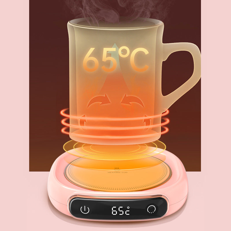 Coffee Mug Warmer & Mug Set with Lid by KRGMNHR Smart Coffee Warmer