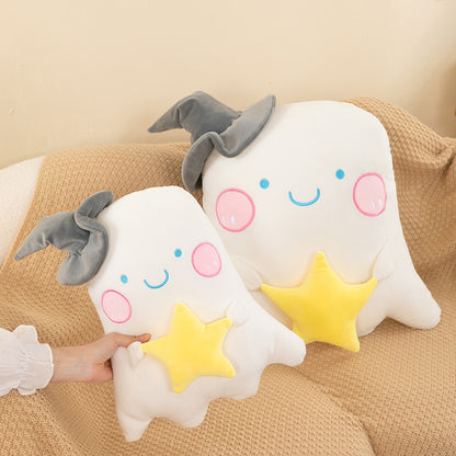 Ghostie Puff | Kawaii Ghost Halloween Plushie