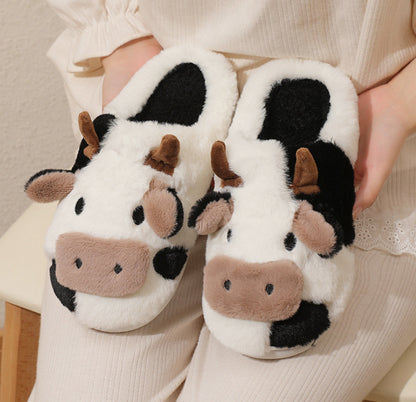 Fluffy Cow Slippers | Cloudy Slippers