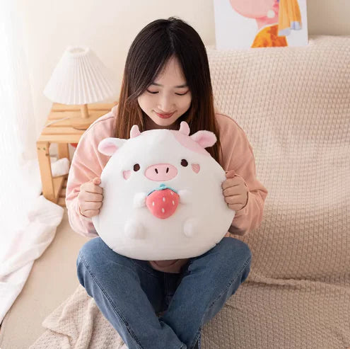 Berry: Kawaii Cow Plushie | Stuffed Animal Cow