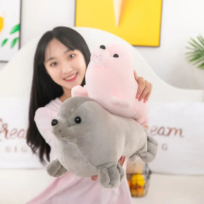 Shop Cuddly Kawaii Baby Seal Plushie - Goodlifebean Black Friday Sale | Plushies | Giant Teddy Bear