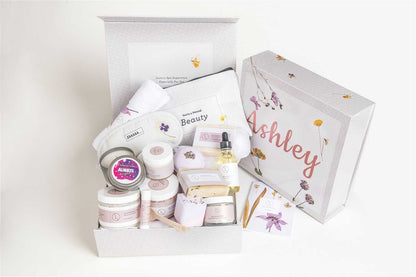 Indulgent Lavender Spa Gift Set | Personalized Valentine's Day Skincare Gift Box