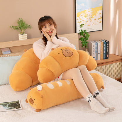 Caprissant: The Buttery Soft Capybara Croissant Plushie | Cute Capybara Plushie