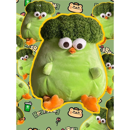 Cute Broccoli Chicken Plushie | Kawaii Plushie