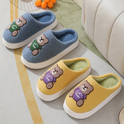 Shop Cute Teddy bear Slippers | Warm Indoor Slippers - Shoes Goodlifebean Plushies | Stuffed Animals