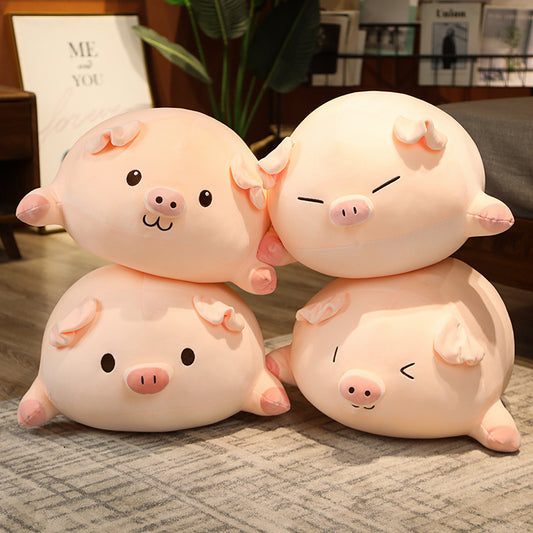 Evie: Chonky Chubby Piggy Plushie | Stuffed Animal Pig - Goodlifebean