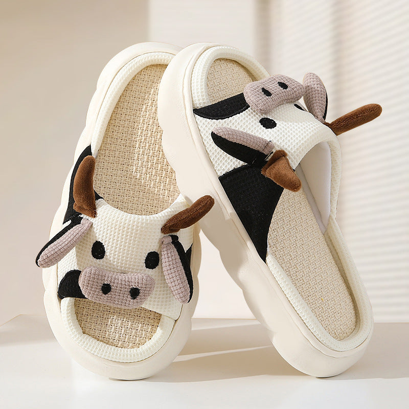 Cowzy Kawaii Slippers | Cute Cow Slippers