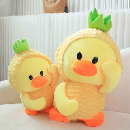 Plucky: Kawaii Pineapple Duck Plushie