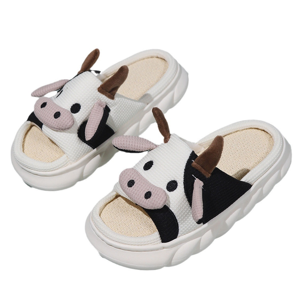 Cowzy Kawaii Slippers | Cute Cow Slippers