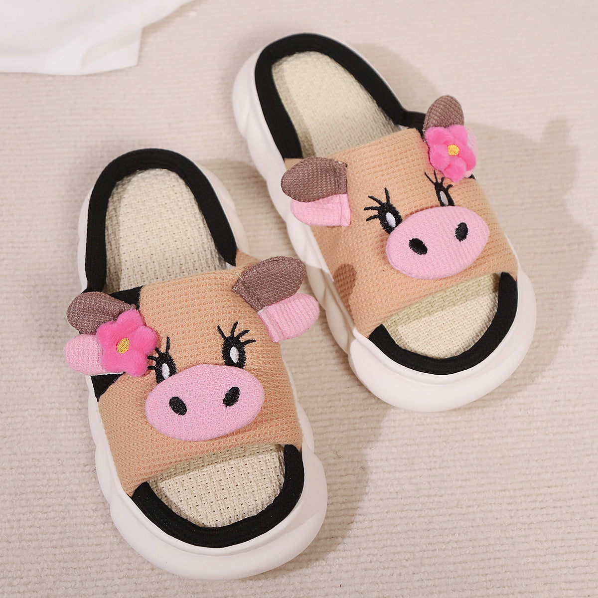 Cowzy Kawaii Slippers | Cute Cow Slippers