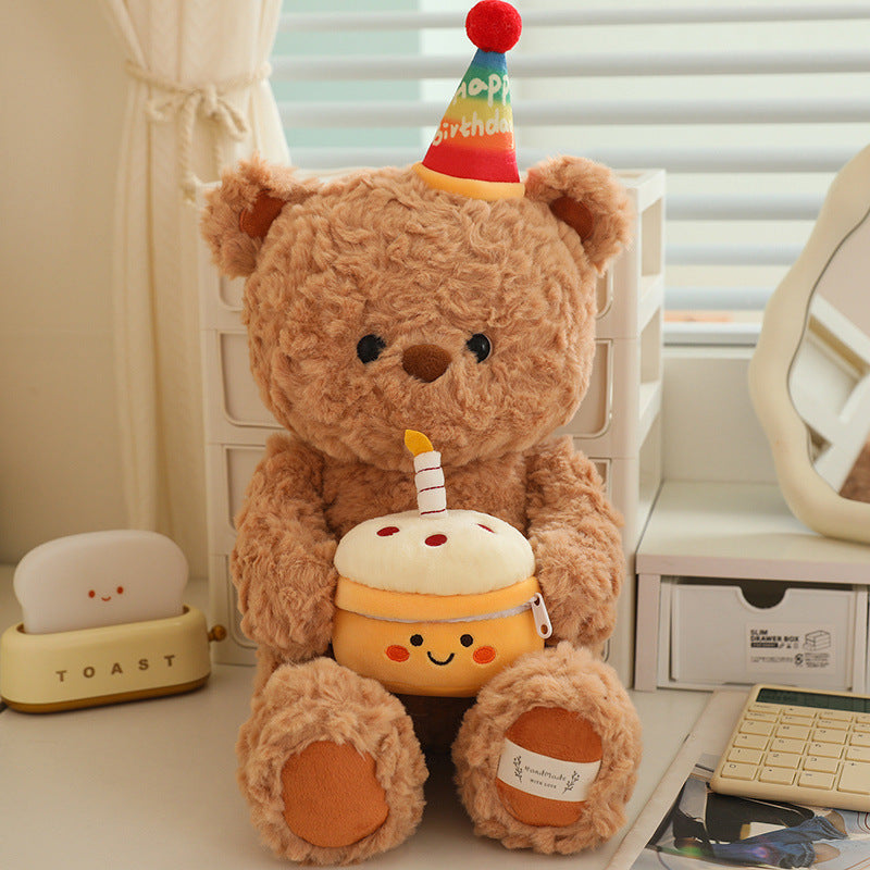 PartyPaws: Cute Birthday Bear with Cake