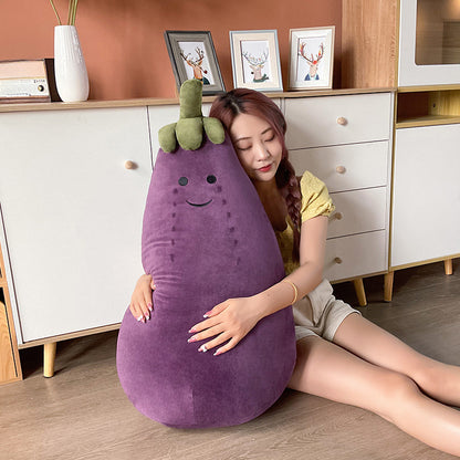 Shop Mr Aub: Giant Eggplant Plushie | 2.6ft - Goodlifebean Black Friday Sale | Plushies | Giant Teddy Bear