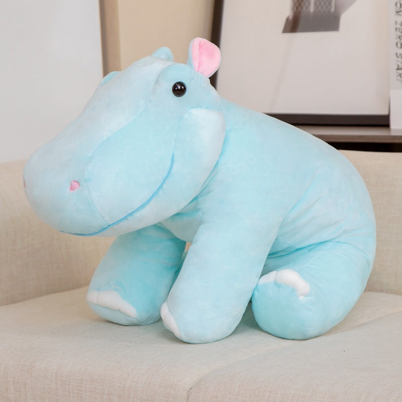 Build A top Bear BAB Heartwarming Hippo Gray Plush HOUSE HIPPO