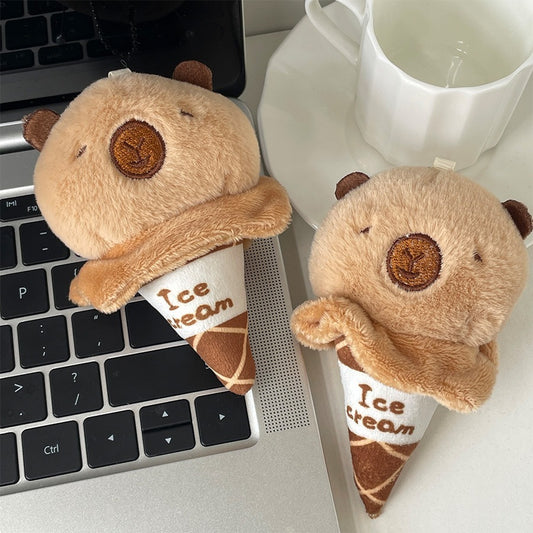 CapyCream: Mini Capybara Flavored Ice-cream Plushie - Goodlifebean