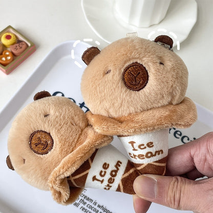 CapyCream: Mini Capybara Flavored Ice-cream Plushie