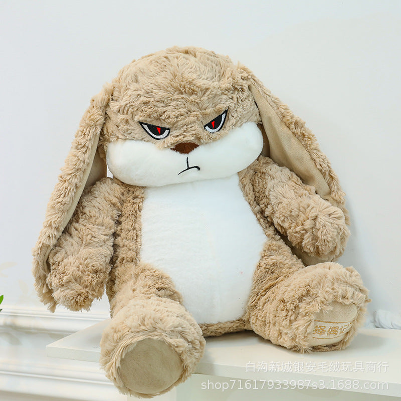 Shop Grumpy Rabbit Bunny Plushie - Goodlifebean Black Friday Sale | Plushies | Giant Teddy Bear