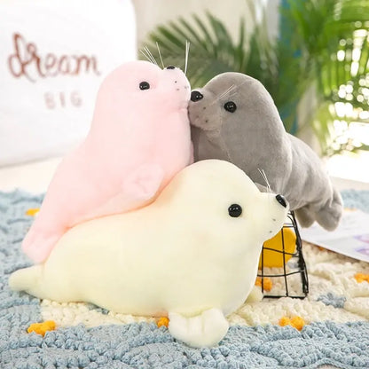 Kawaii Baby Seal Plushie Stuffed Animal Seal Goodlifebean