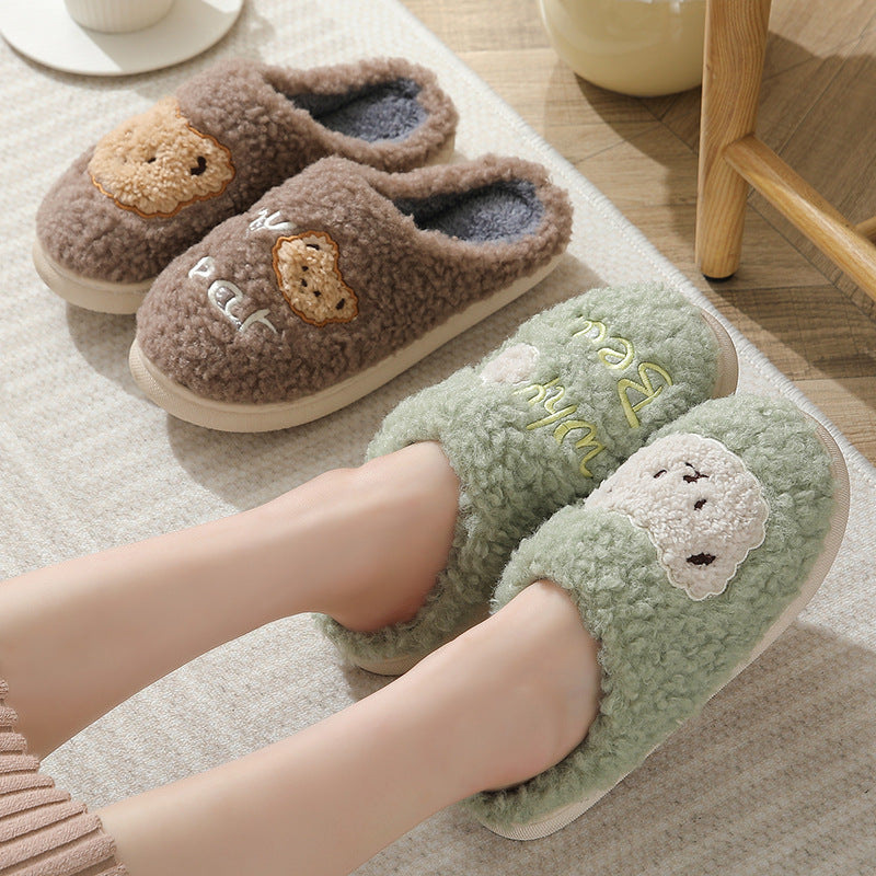 Giant best sale fluffy slippers