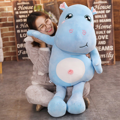 Shop Hyppo: Giant Stuffed Hippo Plush (3 ft) - Stuffed Animals Goodlifebean Plushies | Stuffed Animals