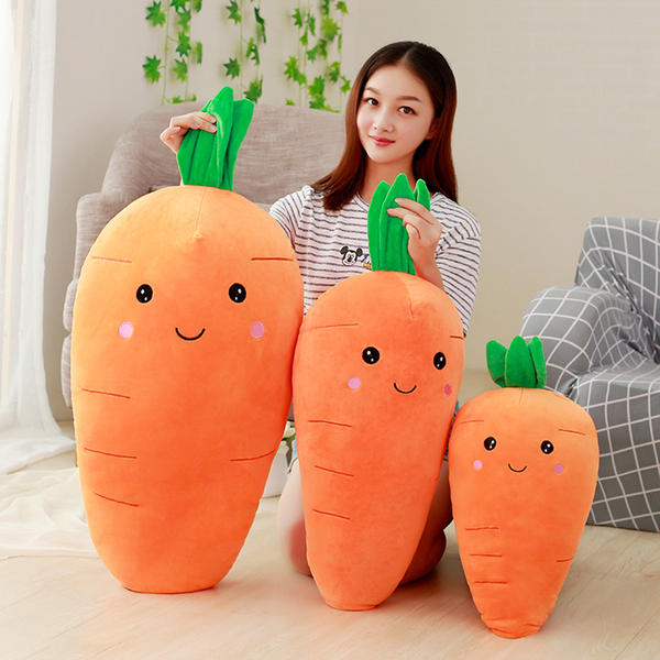 Giant Carrot Stuffed Body Pillow Plush Goodlifebean