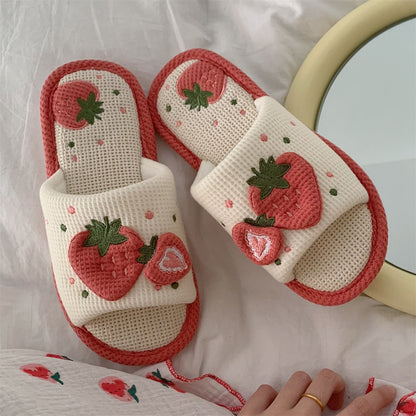 Shop Snuggly Strawberry Slippers - Goodlifebean Black Friday Sale | Plushies | Giant Teddy Bear