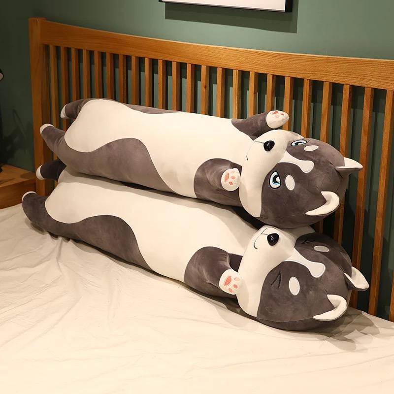 Husky dog shop plush body pillow